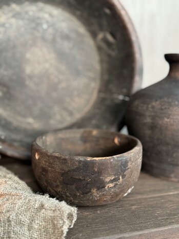 Uniek oud houten schaaltje