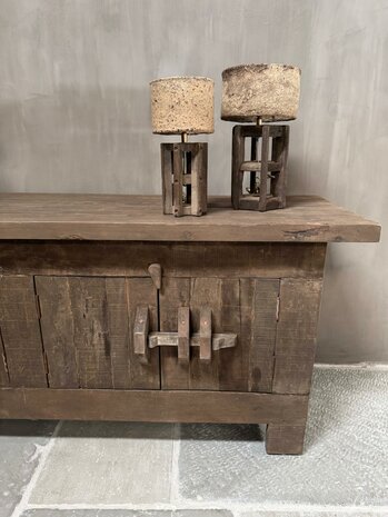 TV meubel Driftwood | TV dressoir Driftwood 4- deurs met schuifsluiting 180cm (afhalen)