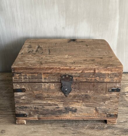 Houten kist oud hout | Houten kist truckwood  B Large