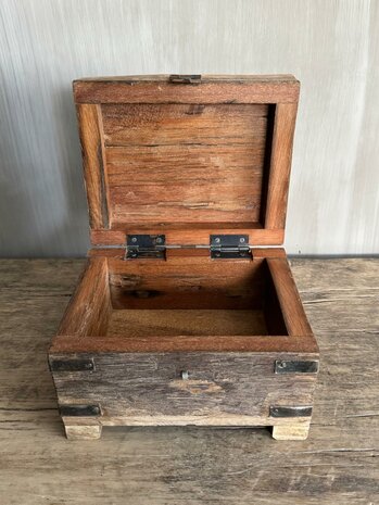 Houten kistje oud hout | Houten kistje truckwood  B small