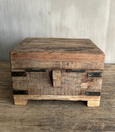 Houten kistje oud hout | Houten kistje truckwood  B small