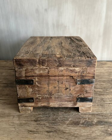 Houten kistje oud hout | Houten kistje truckwood  B small