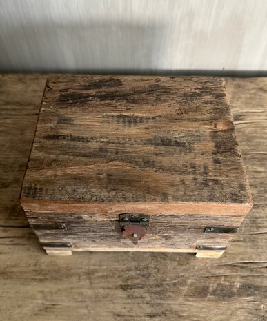 Houten kistje oud hout | Houten kistje truckwood  B small