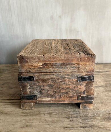 Houten kistje oud hout | Houten kistje truckwood  C small