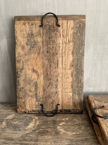 Tray railway,  houten dienblad medium C