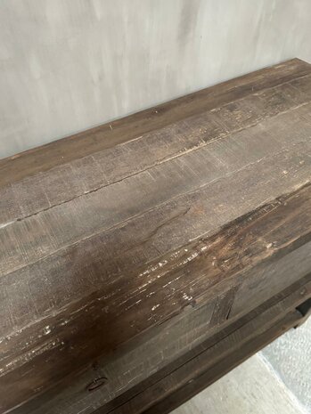 Sidetable driftwood 2 lades Kota 100cm B (afhalen)