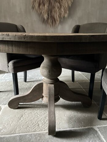Ronde tafel Driftwood | ronde eetkamertafel Driftwood 140cm