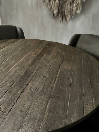 Ronde tafel Driftwood | ronde eetkamertafel Driftwood 140cm