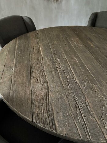 Ronde tafel Driftwood | ronde eetkamertafel Driftwood 140cm