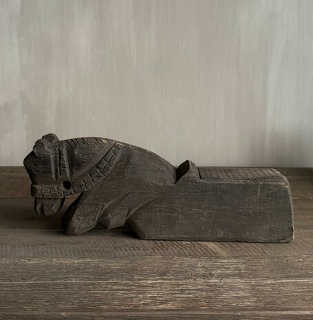 Authentieke houten paarden Aura Peeperkorn  C (set)