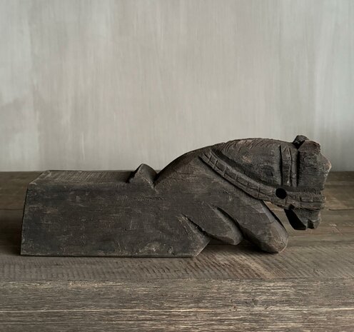 Authentieke houten paarden Aura Peeperkorn  C (set)