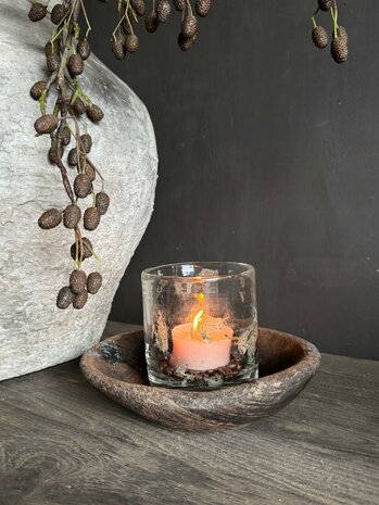 Oud houten schaaltje Bc