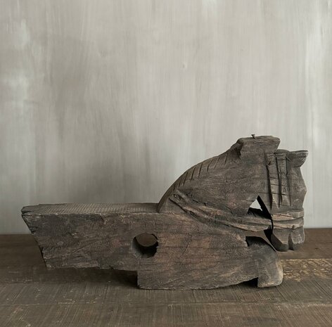 Authentieke houten paarden Aura Peeperkorn  D (set)