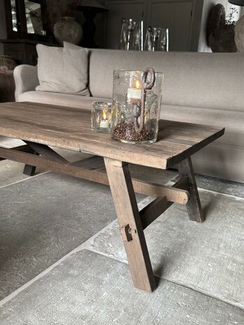 Salontafel cross Driftwood 120x70cm B (afhalen)