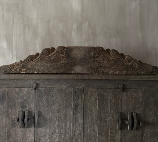 Authentiek houten ornament XXL (afhalen)