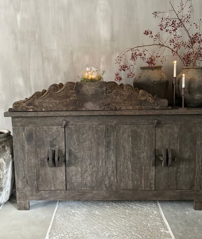 Authentiek houten ornament XXL (afhalen)