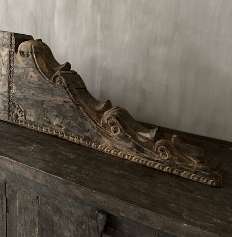 Authentiek houten ornament XL (afhalen)