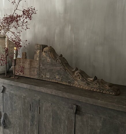 Authentiek houten ornament XL (afhalen)