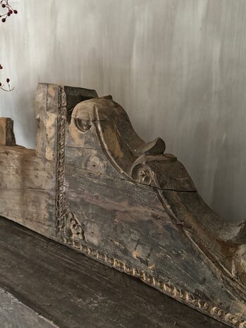 Authentiek houten ornament XL (afhalen)