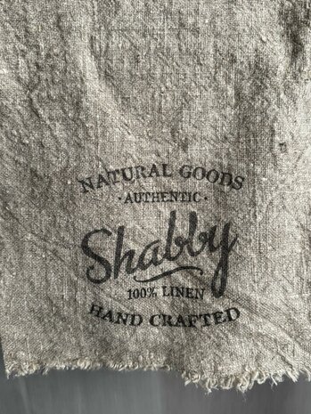 Shabby doek "shabby" opdruk