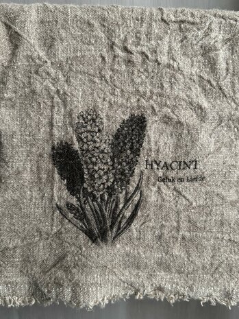 Shabby doek Hyacint