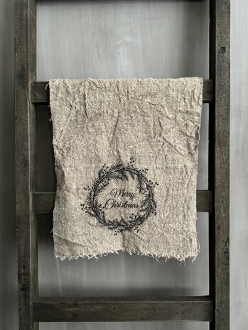 Shabby doek Merry Christmas 