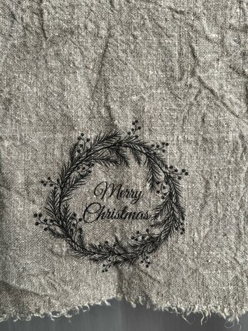 Shabby doek Merry Christmas 