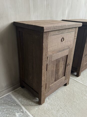 Nachtkastjes Driftwood met lade en deur A (set) 