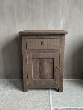Nachtkastjes Driftwood met lade en deur A (set) 