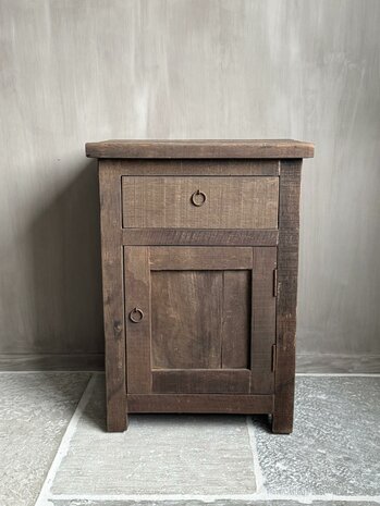 Nachtkastjes Driftwood met lade en deur A (set) 