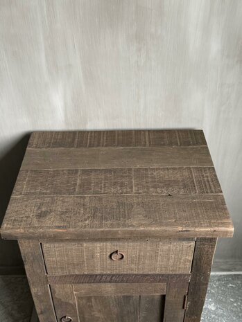 Nachtkastjes Driftwood met lade en deur A (set) 