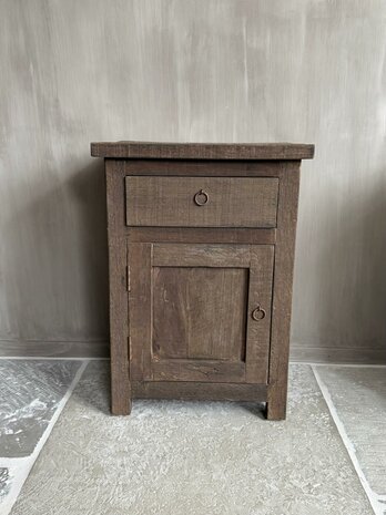 Nachtkastjes Driftwood met lade en deur B (set) 