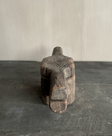Oude houten handgemaakte pers