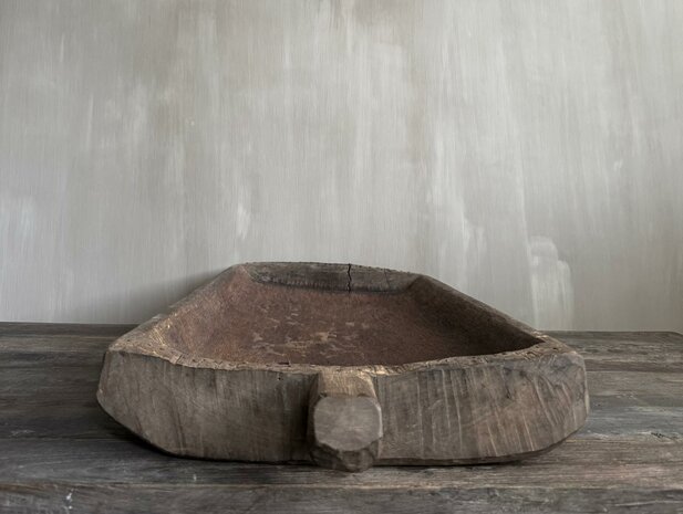 Houten bak met handvat | houten schaal met handvat 4