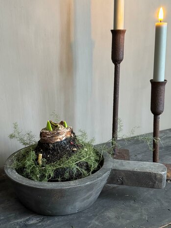 Houten schaal met handvat M