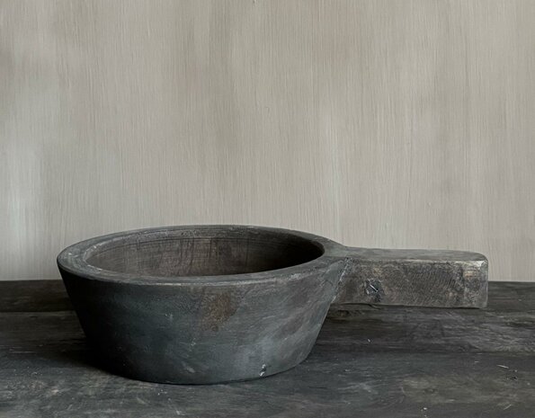 Houten schaal met handvat M