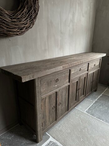 Dressoir groot 6- deurs Driftwood (afhalen)