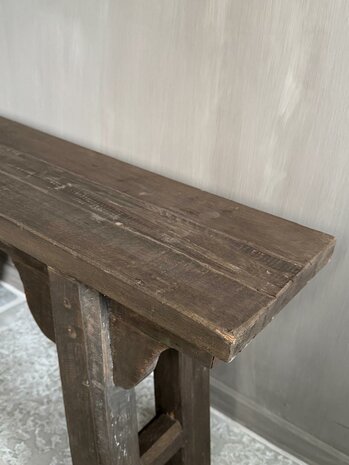 Driftwood bankje | oud houten bankje 90cm