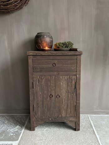 Wandkastje Driftwood 2- deurs en lade B (afhalen)