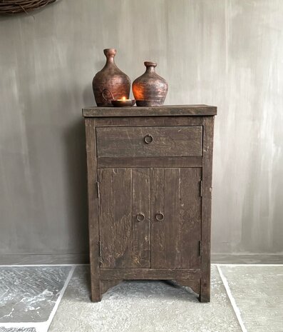 Wandkastje Driftwood 2- deurs en lade A (afhalen)