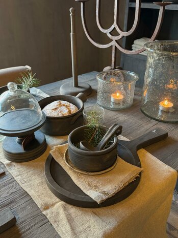 Houten steelpan S Aura Peeperkorn 