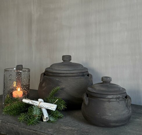 Houten cooking pot M Aura Peeperkorn 