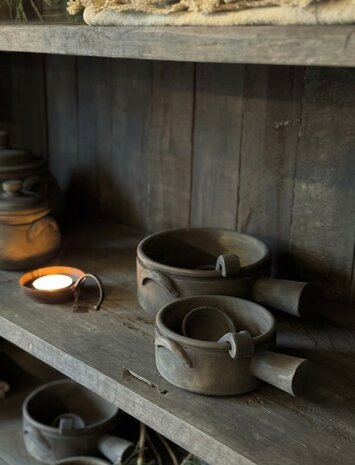 Houten steelpan S Aura Peeperkorn 