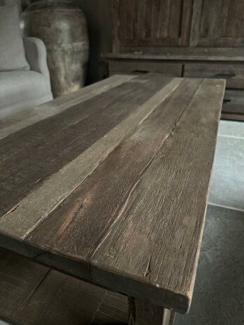 Salontafel Driftwood met onderblad 120x60cm D (afhalen)