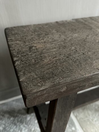 Oud houten bankje Old Barn 60cm  A