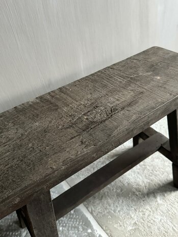 Oud houten bankje Old Barn 60cm  A