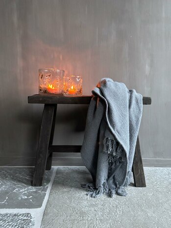 Oud houten bankje Old Barn 60cm  A