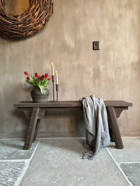 Houten bankje Driftwood  120cm (afhalen)