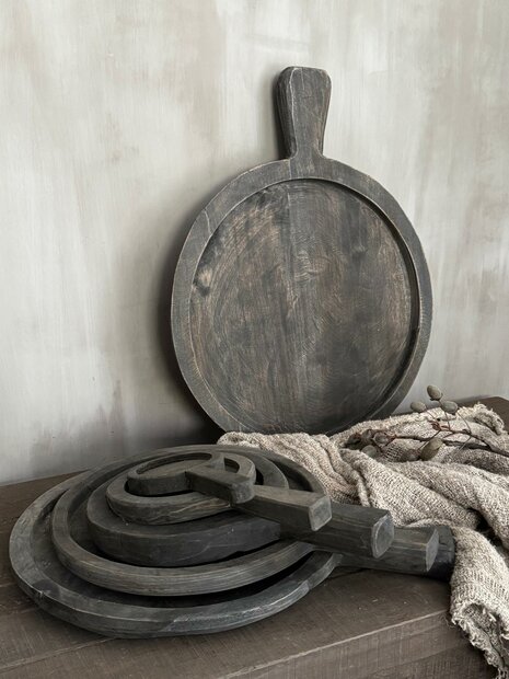 Amuseplank |serveerplank| plank met handvat 40cm