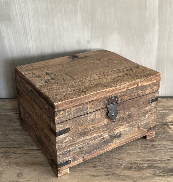 Houten kist oud hout | Houten kist truckwood  B Large